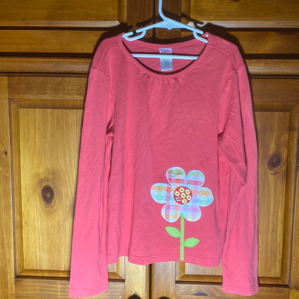 Gymboree Girls Long Sleeve Flower Shirt